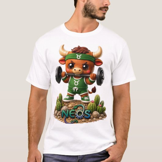 Kawaii Zodiac Neos Stier T-shirt (Voorkant)