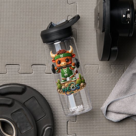 Kawaii Zodiac Neos Stier Waterfles (Sportschool (Gedraaid) )