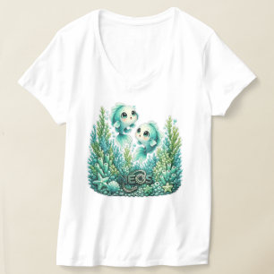 Kawaii Zodiac Neos Vissen T-shirt