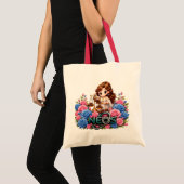 Kawaii Zodiac Neos Weegschaal Tote Bag (Voorkant (product))