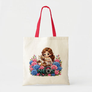 Kawaii Zodiac Neos Weegschaal Tote Bag