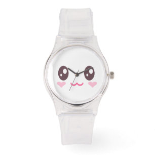 Kawaii Zoet Gezicht Horloge