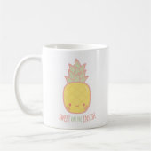 Kawaii Zoete Ananas van Binnen Koffiemok (Links)