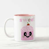 KAWAII ZOETE CUPCAKE ROZE MOK (Links)