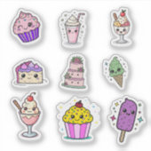 Kawaii Zoete Treat Stickerblad Sticker (Voorkant)