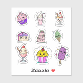 Kawaii Zoete Treat Stickerblad Sticker