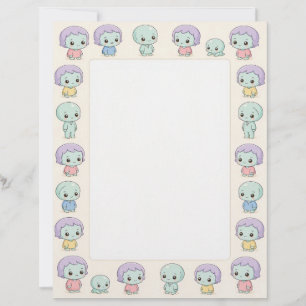 Kawaii Zombie Patiënten Briefpapier