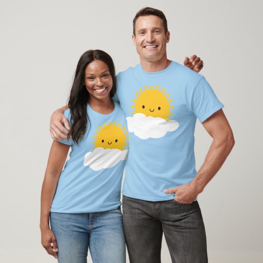 Kawaii Zon en Cloud T-shirt (Unisex)