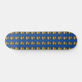 Kawaii Zon met Zonnebril Happy Emoji Faces Persoonlijk Skateboard (Horizontaal)