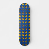 Kawaii Zon met Zonnebril Happy Emoji Faces Persoonlijk Skateboard (Voorkant)