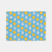 Kawaii Zon & Regen Fleece Deken (Voorkant (Horizontaal))