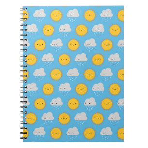 Kawaii Zon & Regen Notitieboek