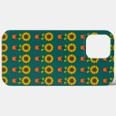 Kawaii Zonnebloem Plant in een pot Case-Mate iPhone Case (Achterkant (horizontaal))