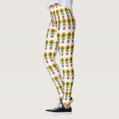 Kawaii Zonnebloem Plant in een pot Leggings (Links)