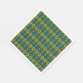 Kawaii Zonnebloem Plant in een pot Servet (Hoek)