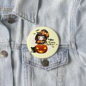Kawaiii Halloween Ronde Button 7,6 Cm (In situ)