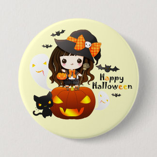 Kawaiii Halloween Ronde Button 7,6 Cm