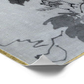 Kawanabe Kyōsai Monkeys Poster (Hoek)