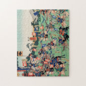 Kawanakajima no Kassen van Utagawa Kuniyoshi Legpuzzel (Verticaal)