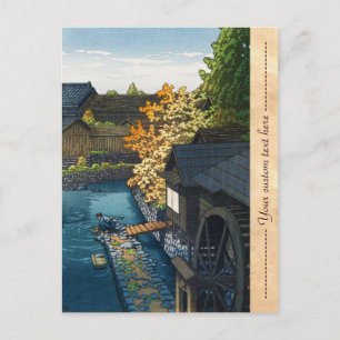 Kawanishi Village, Tochigi Prefecture Hasui Kawase Briefkaart
