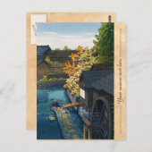 Kawanishi Village, Tochigi Prefecture Hasui Kawase Briefkaart (Voorkant / Achterkant)