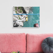 Kawarau Bridge Bungy POV, Queenstown, Nieuw-Zeelan Canvas Afdruk (Insitu (Woonkamer))