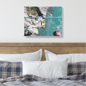 Kawarau Bridge Bungy POV, Queenstown, Nieuw-Zeelan Canvas Afdruk (Insitu (Slaapkamer))