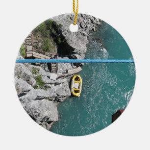 Kawarau Bridge Bungy POV, Queenstown, Nieuw-Zeelan Keramisch Ornament