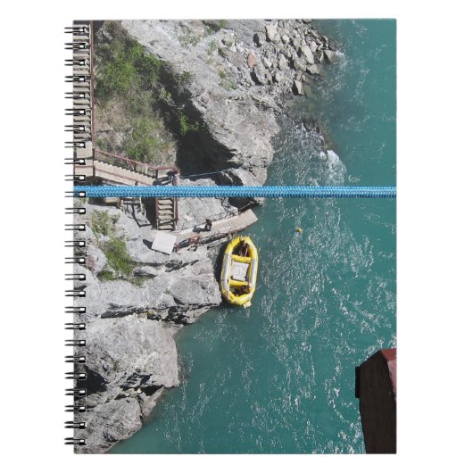 Kawarau Bridge Bungy POV, Queenstown, Nieuw-Zeelan Notitieboek (Voorkant)