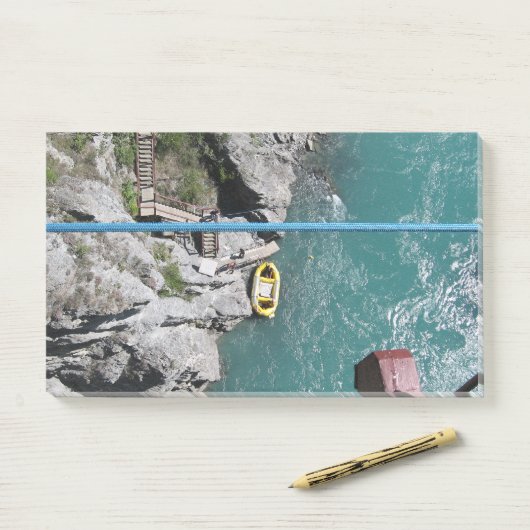 Kawarau Bridge Bungy POV, Queenstown, Nieuw-Zeelan Post-it® Notes (Op bureau)
