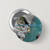 Kawarau Bridge Bungy POV, Queenstown, Nieuw-Zeelan Ronde Button 5,7 Cm (Voorkant /achterkant)