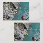 Kawarau Bridge Bungy POV, Queenstown, Nieuw-Zeelan Visitekaartje (Voorkant / Achterkant)
