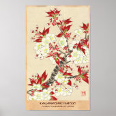 Kawarazaki Shodo Bloemencalender van Japan Poster (Voorkant)