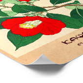 Kawarazaki Shodo Floral Calander van Japanse bloem Poster (Hoek)