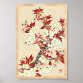 Kawarazaki Shodo Floral Calendar of Japan Poster (Voorkant)