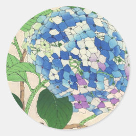 Kawarazaki Shodo Floral Kalender of Japan flower Ronde Sticker