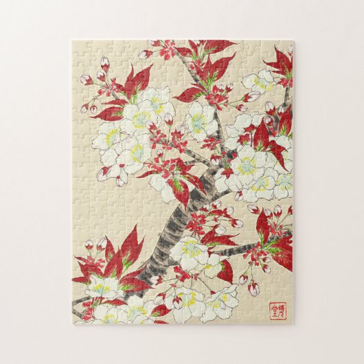 Kawarazaki Shodo Floral kalender voor Japanse kuns Legpuzzel (Verticaal)