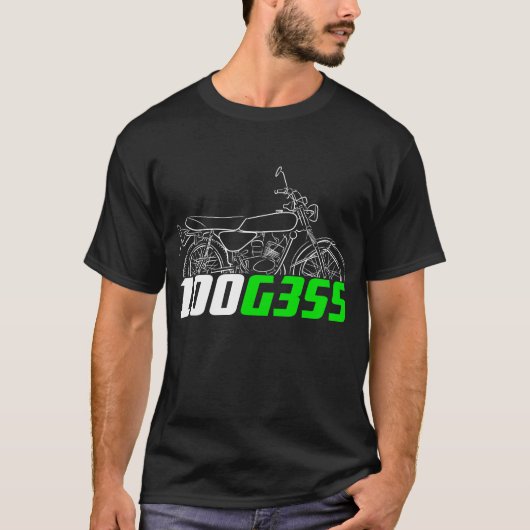 Kawasaki 100 G3SS 1975 T-shirt (Voorkant)
