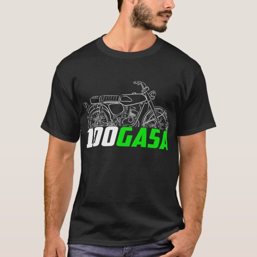 Kawasaki 100 GA5A 1971-1974 T-shirt (Voorkant)
