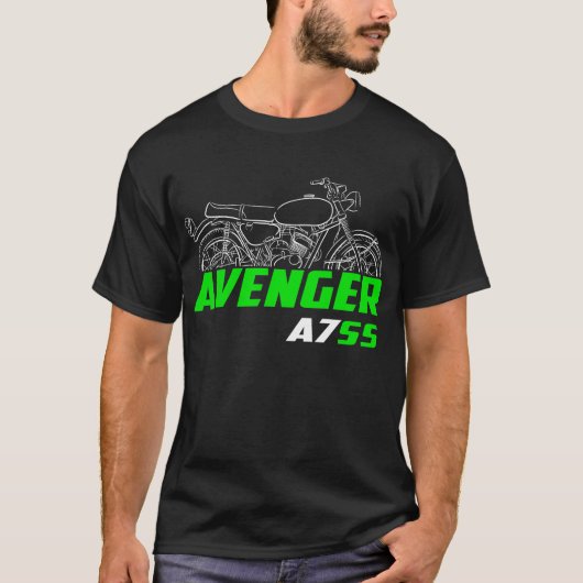 Kawasaki A7SS Avenger 1967-1971 T-shirt (Voorkant)