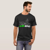 Kawasaki AR80 1981-1990 T-shirt (Voorkant volledig)