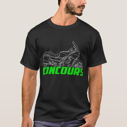 Kawasaki Concours 1000 1986-2006 T-shirt (Voorkant)