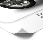 Kawasaki GPZ 600R Ninja-motorfiets - A3 Afmetingen Poster (Hoek)