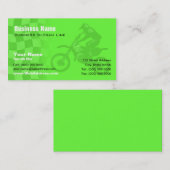 Kawasaki Green Motocross Visitekaartje (Voorkant / Achterkant)