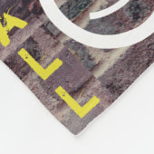 Kawasaki Green Motorcycle Graffiti Wall Blanket Fleece Deken (Hoek)