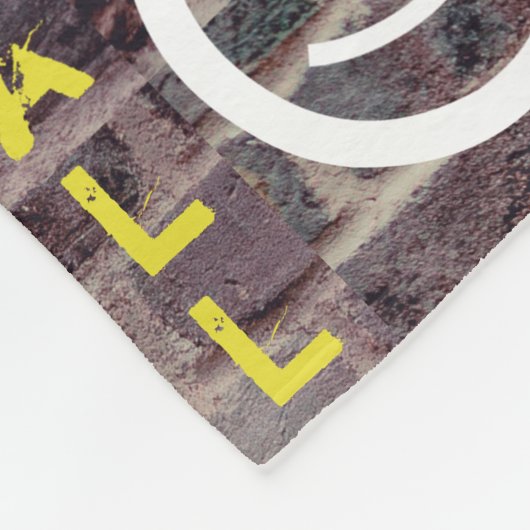 Kawasaki Green Motorcycle Graffiti Wall Blanket Fleece Deken (Hoek)