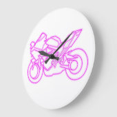 Kawasaki H2R Neon style Grote Klok (Hoek)