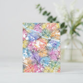 Kawasaki Japan City Map Briefkaart (Staand voorkant)