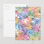 Kawasaki Japan City Map Briefkaart (Voorkant / Achterkant)