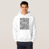 Kawasaki Japan City Map Hoodie (Voorkant volledig)